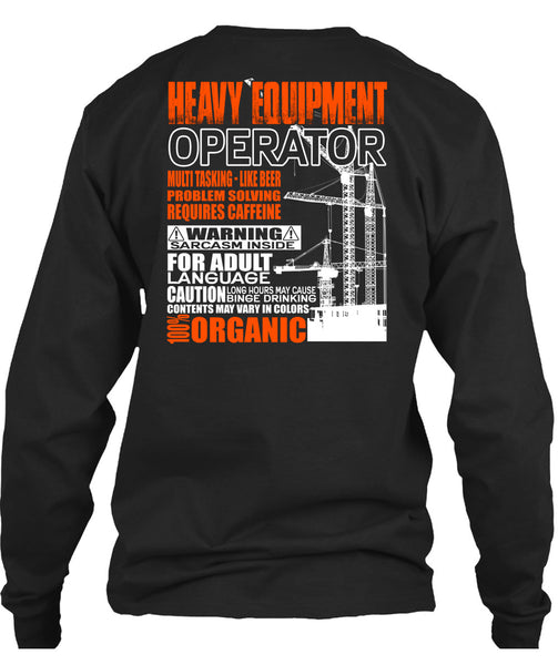 Heavy Equipment Operator T Shirt, Problem Solving T Shirt