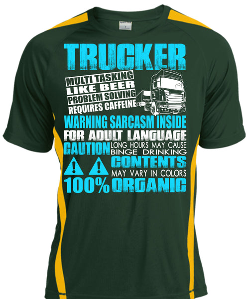 Trucker Multitasking Like Beer T Shirt, I Love Beer T Shirt, Cool Shirt
