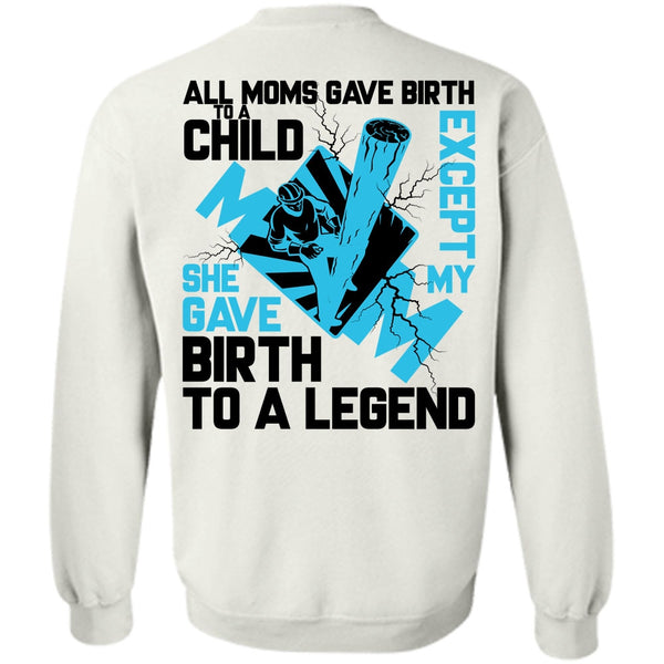 A black t-shirt with the shopify logo