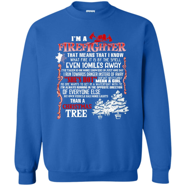 Christmas Tree T Shirt, Coolest Firefighter Sweatshirt