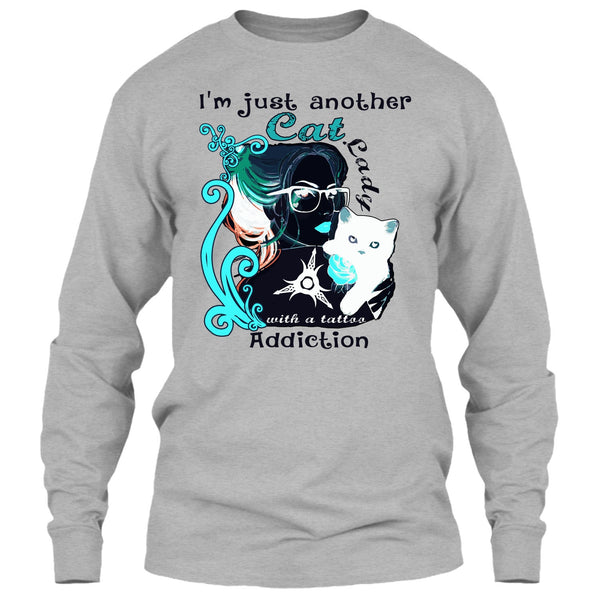 I'm Just Another Cat Lady T Shirt, Coolest Cat Lady T Shirt