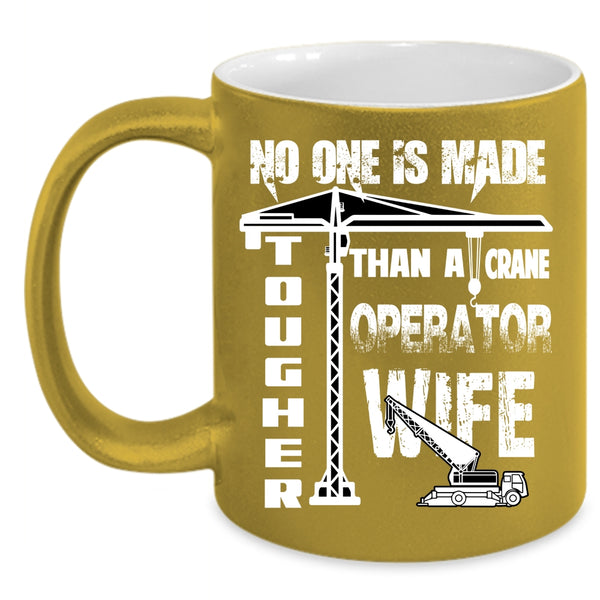 Crane Operator Wife Coffee Mug, Cool Just Married Coffee Cup