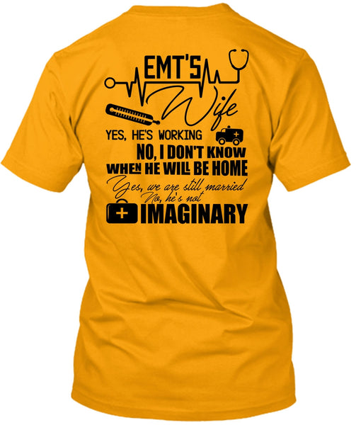 EMT's Wife T Shirt, I Love Nursing T Shirt