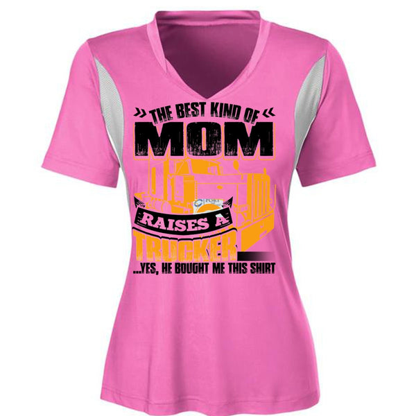 Mom Raises A Trucker T Shirt, I Love Trucking T Shirt, Awesome T-Shirts
