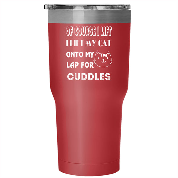 My Cat Tumbler 30 oz Stainless Steel, Cute Gift For Cat Lovers Travel Mug