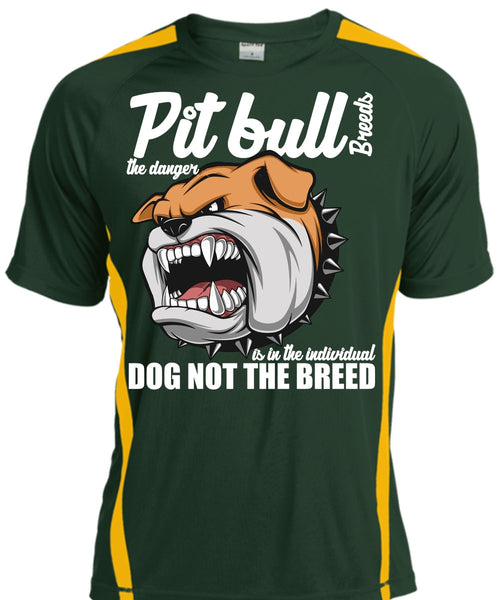 Pit Bull Breeds The Danger T Shirt, Dog Not The Breed T Shirt, Cool Shirt