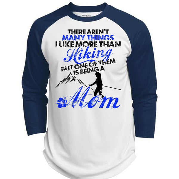 I Like More Than Hiking T Shirt, I Love Hiking T Shirt, Awesome T-Shirts  (Polyester Game Baseball Jersey)