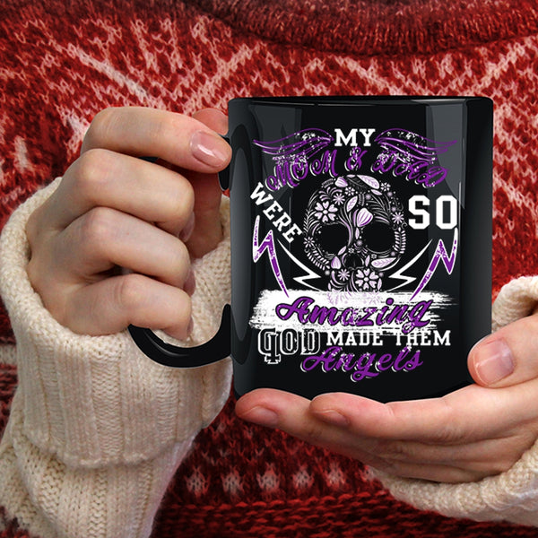 My Mom And Dad Were So Amazing Coffee Mug, God Made Them Angels Coffee Cup