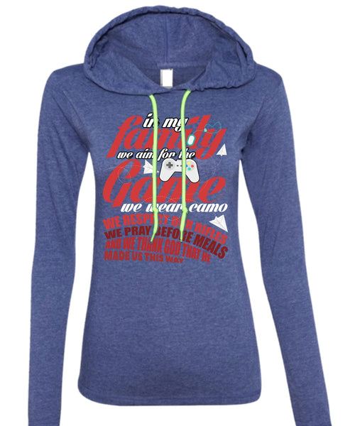 A black t-shirt with the shopify logo