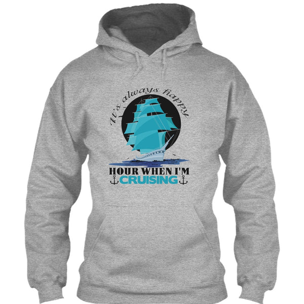 It's Always Happy Hour T Shirt, Coolest Cruiser T Shirt