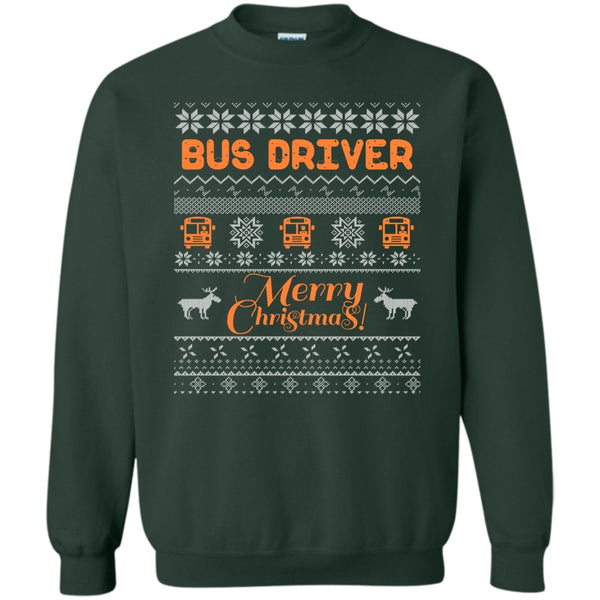 Coolest Bus Driver T Shirt, Gift For Merry Christmas Sweatshirt