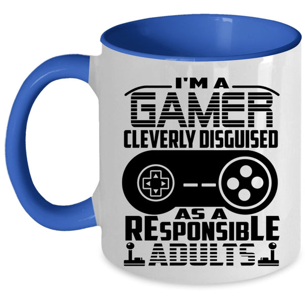 Cool Gift For Gamers Coffee Mug, I'm A Gamer Accent Mug