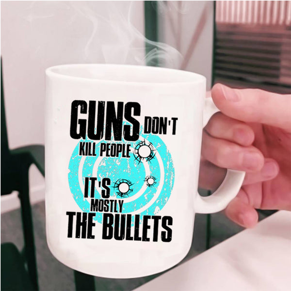 Funny Gift For Gun Owner Coffee Mug, Cool Gunaholic Cup