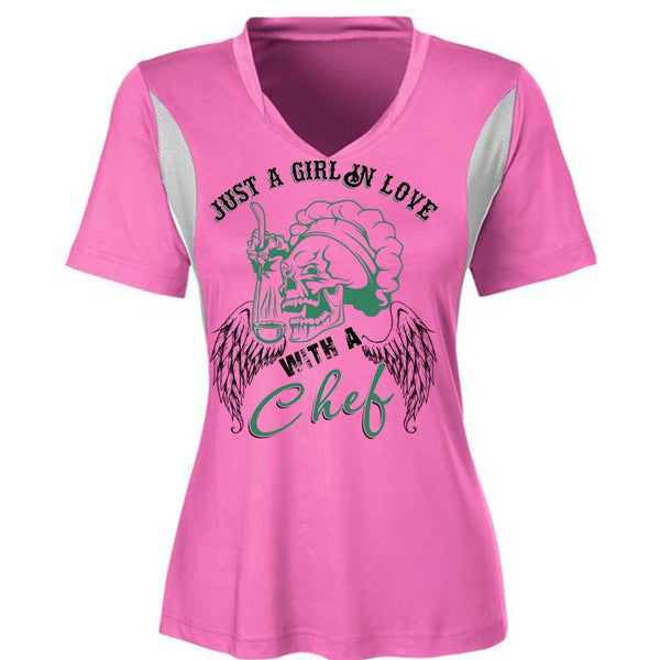 Just A Girl In Love With A Chef T Shirt, I Love Cooking T Shirt, Awesome T-Shirts