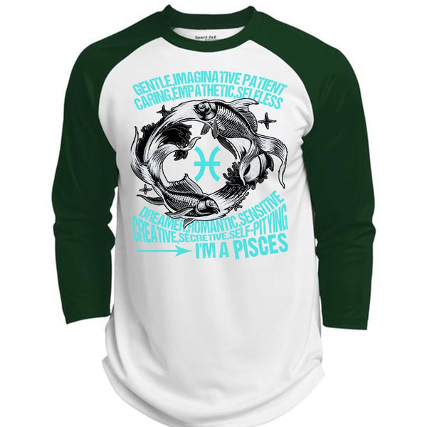 I'm A Pisces T Shirt, I Love Pisces T Shirt, Awesome T-Shirts  (Polyester Game Baseball Jersey)