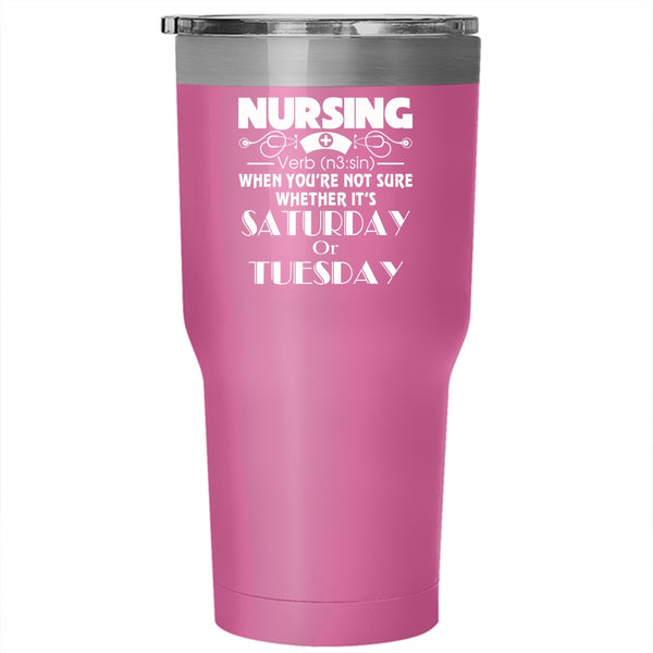 Nursing Tumbler 30 oz Stainless Steel, Awesome Gift For Nurse Travel Mug