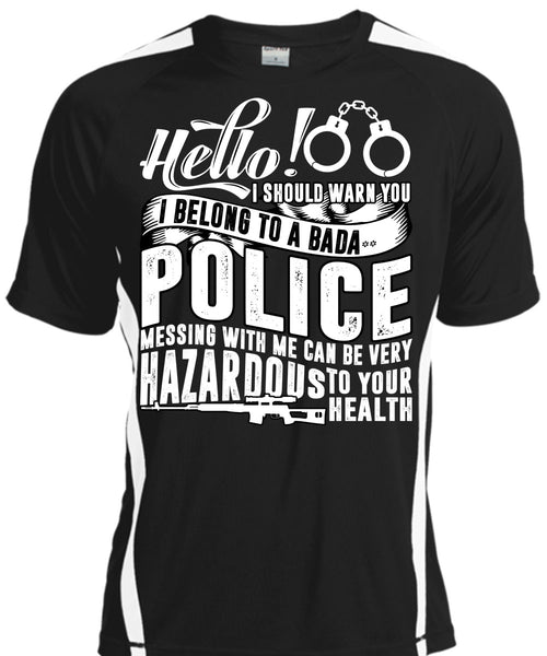 A black t-shirt with the shopify logo