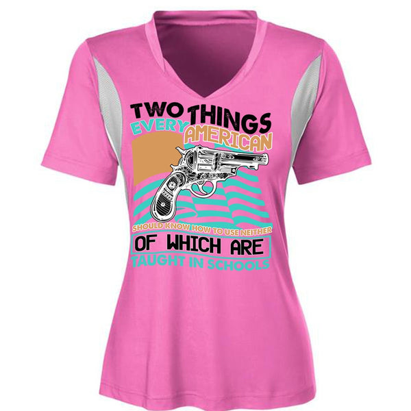Two Things Every American T Shirt, I Love Gunning T Shirt, Awesome T-Shirts