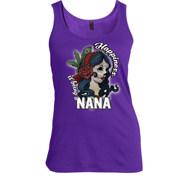 Happiness Is Being A Nana T Shirt, Coolest Nana Tank Top