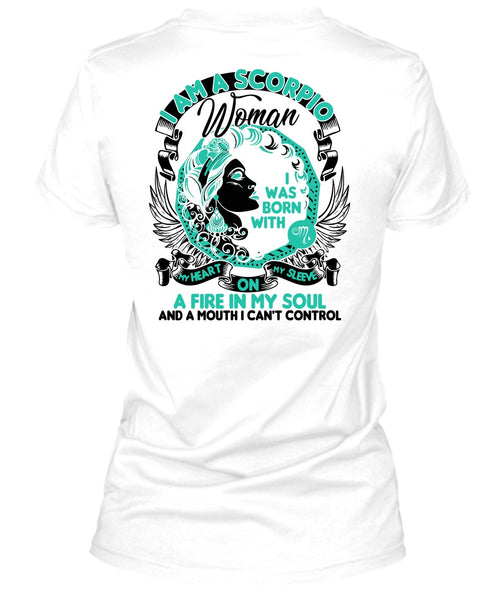 I Am A Scorpio Woman T Shirt, I Love Scorpio T Shirt