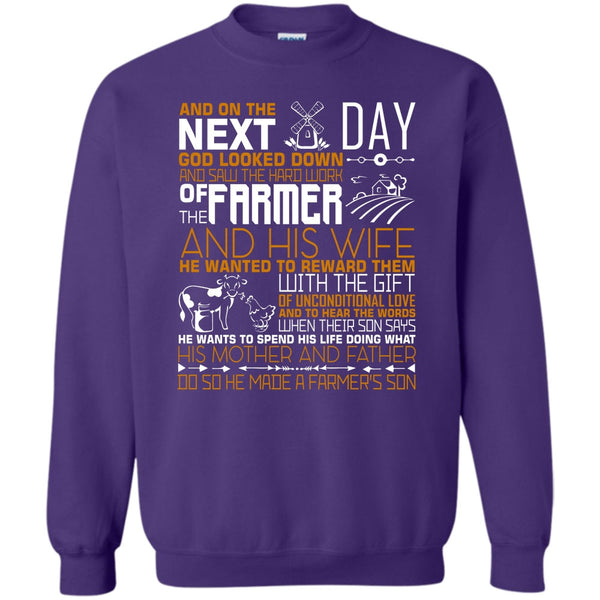 He Made A Farmer's Son T Shirt, I'm A Farmer's Son Sweatshirt