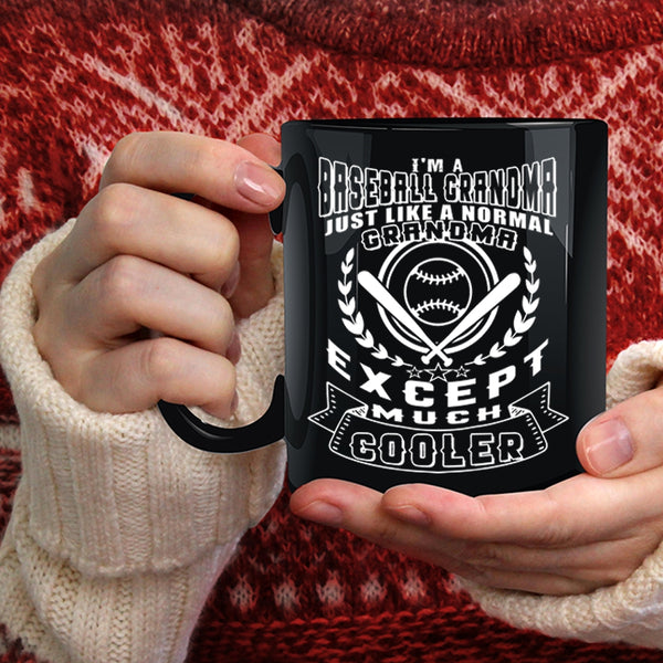 I'm A Baseball Grandma Coffee Mug, Cool Baseball Grandma Coffee Cup