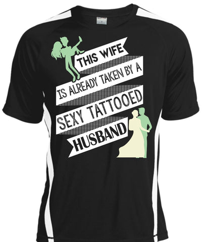 A black t-shirt with the shopify logo