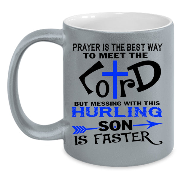 Awesome Hurling Son Coffee Mug, Don't Mess With This Hurling Son Accent Mug