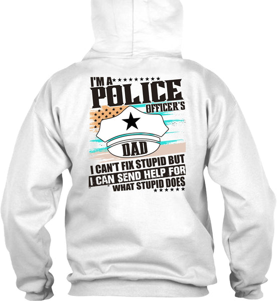 I'm A Police Officer's Dad T Shirt, I Love Police T Shirt