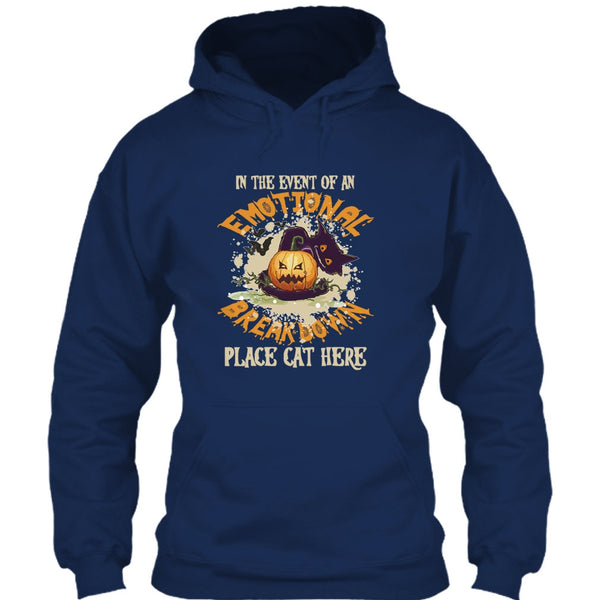 In The Event Of An Emotional Breakdown T Shirt, Place Cat Here T Shirt