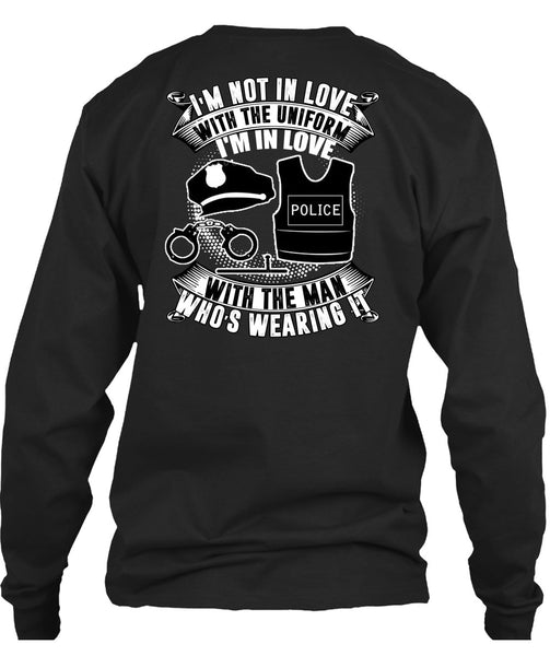 I'm In Love Police With The Man T Shirt, I'm Not In Love T Shirt