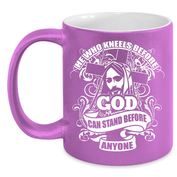 He Who Kneels Before God Coffee Mug, Cool Coffee Cup