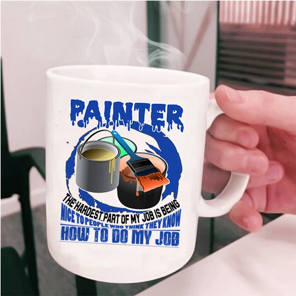 Cute Gift For Painter Coffee Mug, Painter Cup