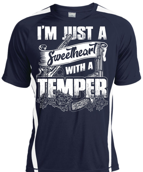 Sweetheart With A Temper T Shirt, Being A Hunter T Shirt, Cool Shirt
