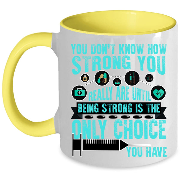 Awesome Nurses Coffee Mug, Strong Nurses Accent Mug