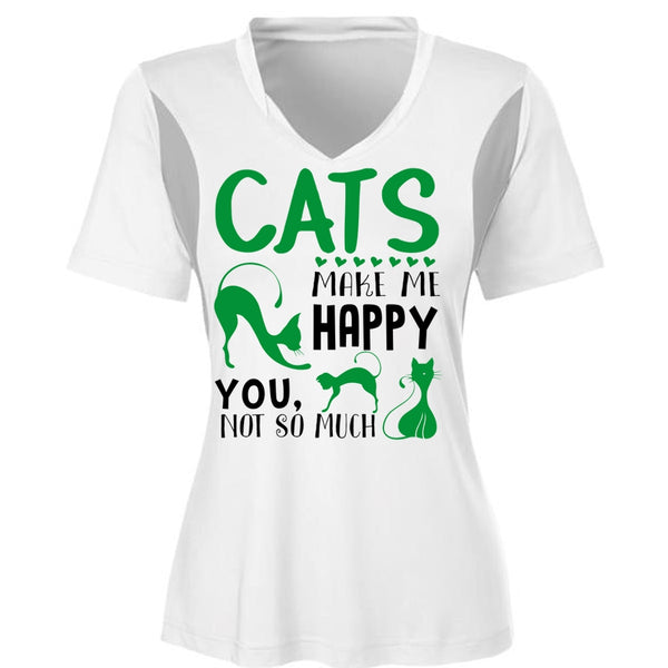 Cats Make Me Happy T Shirt, I Love Cat T Shirt, Favorite T Shirt