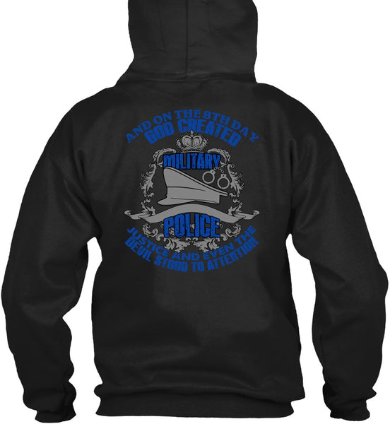 God Created Military Police T Shirt, Being A Police T Shirt