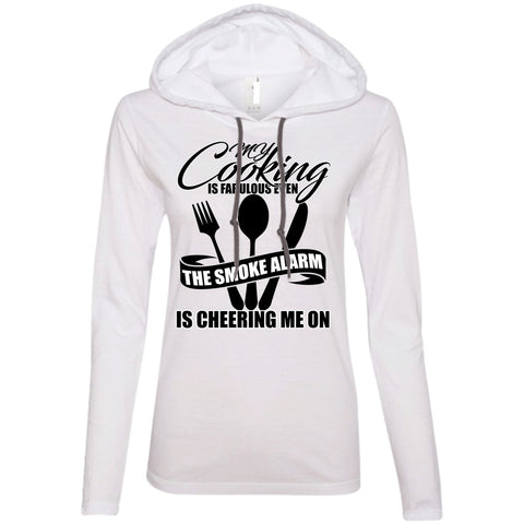 A black t-shirt with the shopify logo