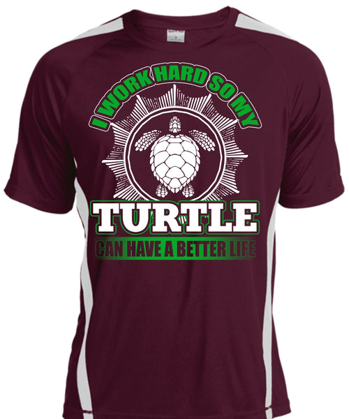 I Work Hard So My Turtle T Shirt, My Life T Shirt, Cool Shirt