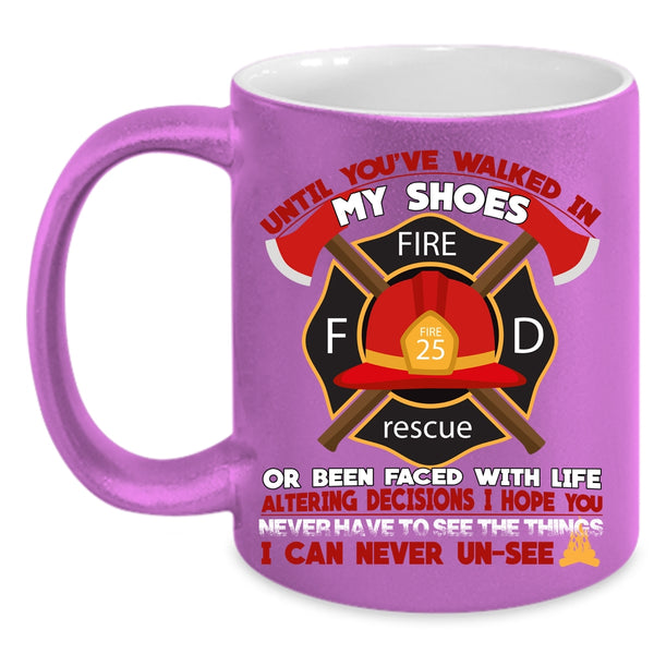 Awesome Firefighter Coffee Mug, Funny Gift For Fireman Coffee Cup