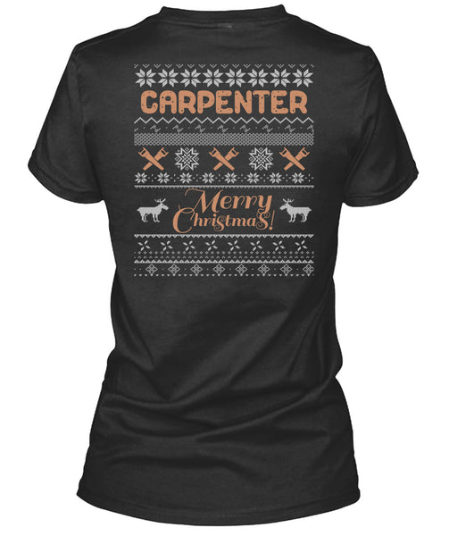 Carpenter Merry Christmas T Shirt, Being A Carpenter T Shirt
