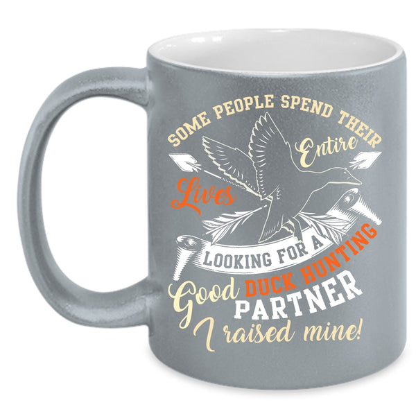 Good Duck Hunting Partner Coffee Mug, Funny Duck Hunting Coffee Cup