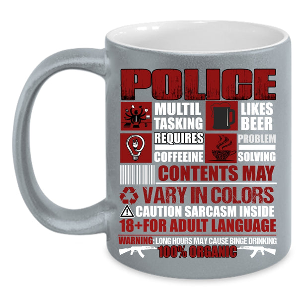 Police Coffee Mug, Awesome Gift For Policemans Coffee Cup