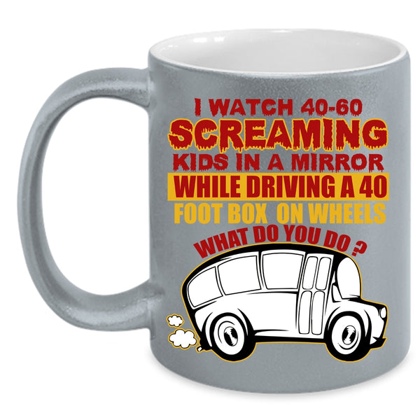 Funny School Bus Driver Coffee Mug, Gift For Bus Driver Coffee Cup