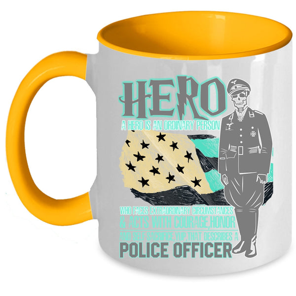 Awesome Gift for Police Officer Coffee Mug, Police Officer Accent Mug