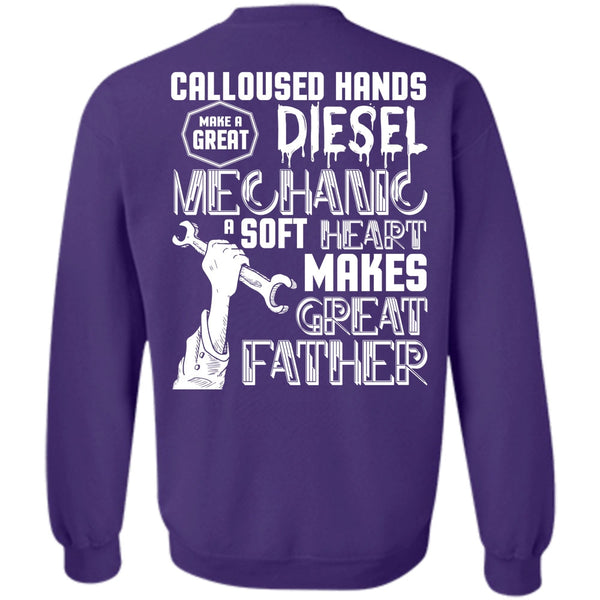 Makes Great Father T Shirt, I Love Mechanic Sweatshirt