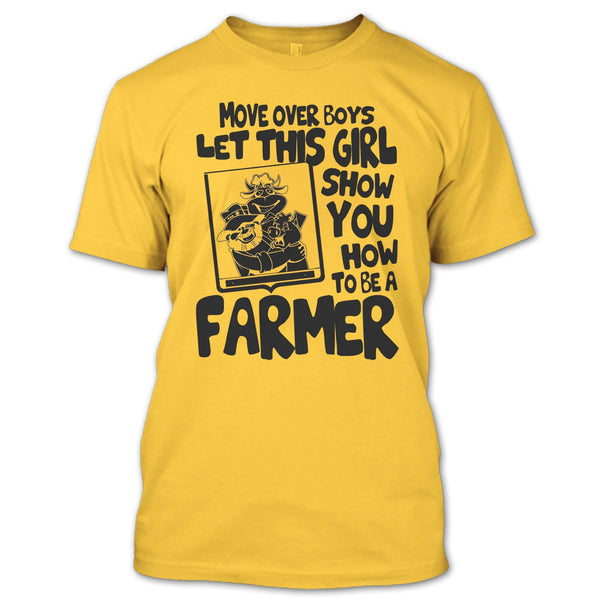 Let This Girl T Shirt, Coolst Farmer Girls T Shirt