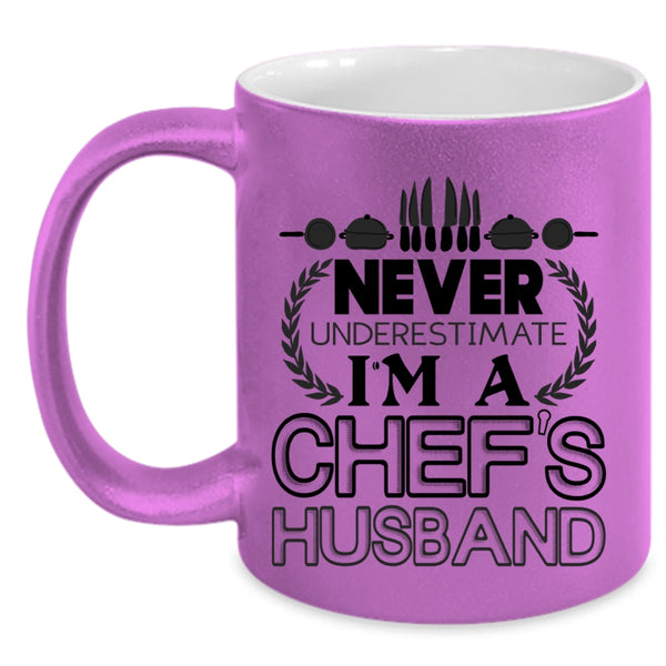 Gift For Wedding Coffee Mug, I'm A Chef's Husband Accent Mug