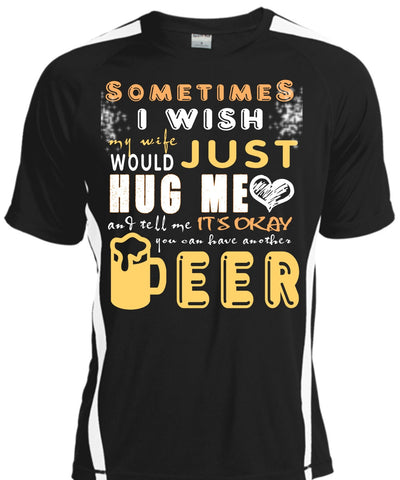 A black t-shirt with the shopify logo
