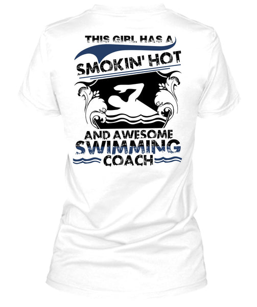 Awesome Swimming Coach T Shirt, I Love Swimming T Shirt